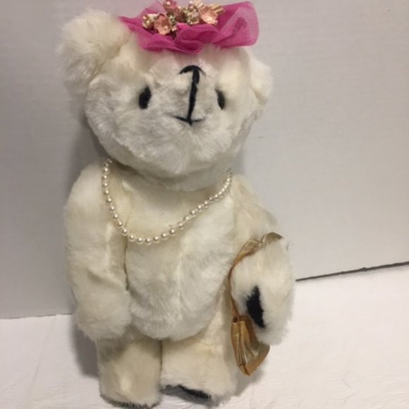 Vintage 1985 KENT Collectibles JOINTED TEDDY BEAR Couple 11" - Picture 10 of 16